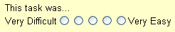 This task was... Very Difficult ... Very Easy